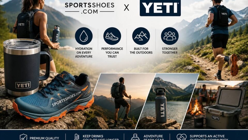 SportsShoes.com and YETI brand partnership helping outdoor enthusiasts with premium gear, performance products, and outdoor lifestyle solutions