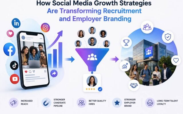 How social media growth strategies improve recruitment and employer branding