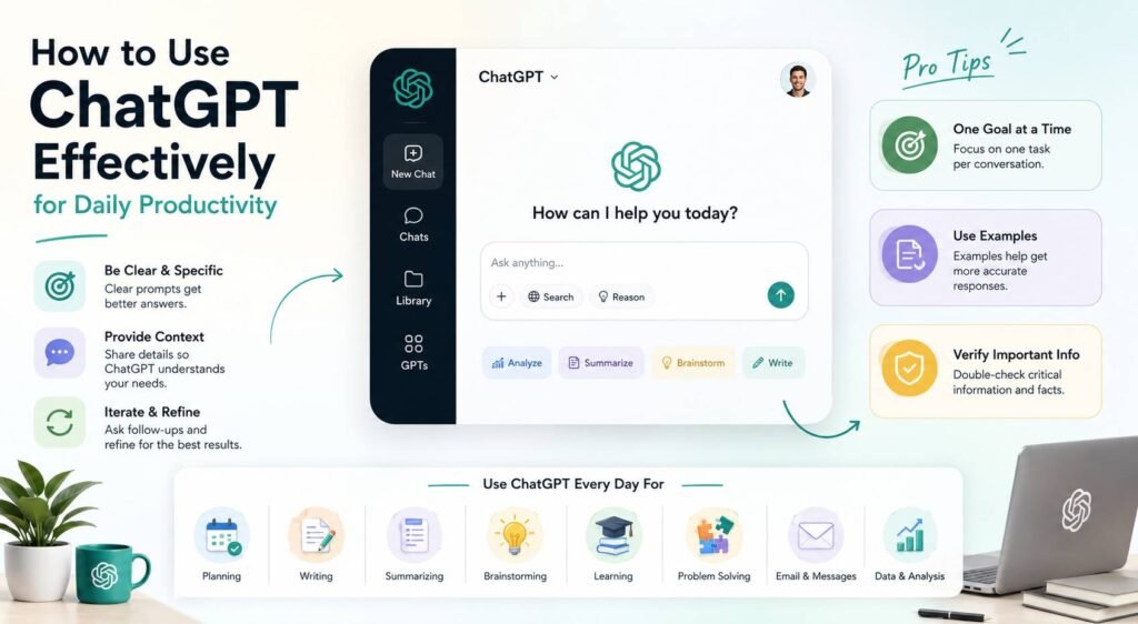 How to Use ChatGPT Effectively for Better Daily Productivity