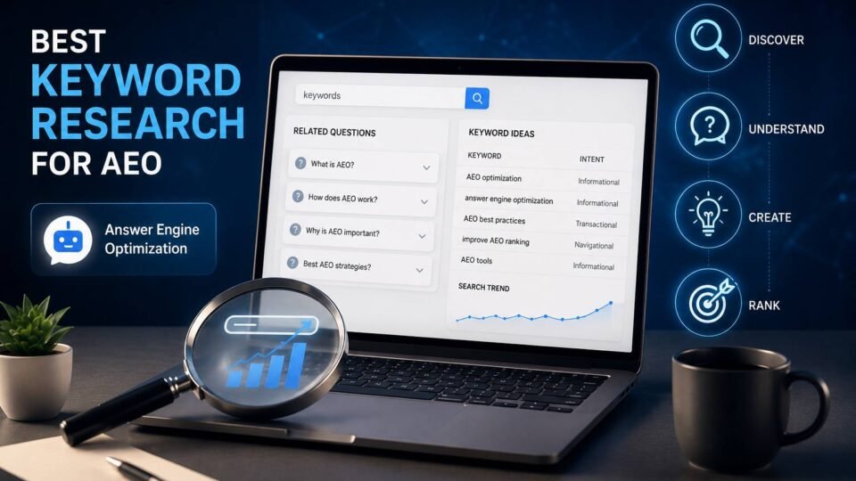 Best keyword research tools for AEO, semantic search, AI search, and answer engine optimization