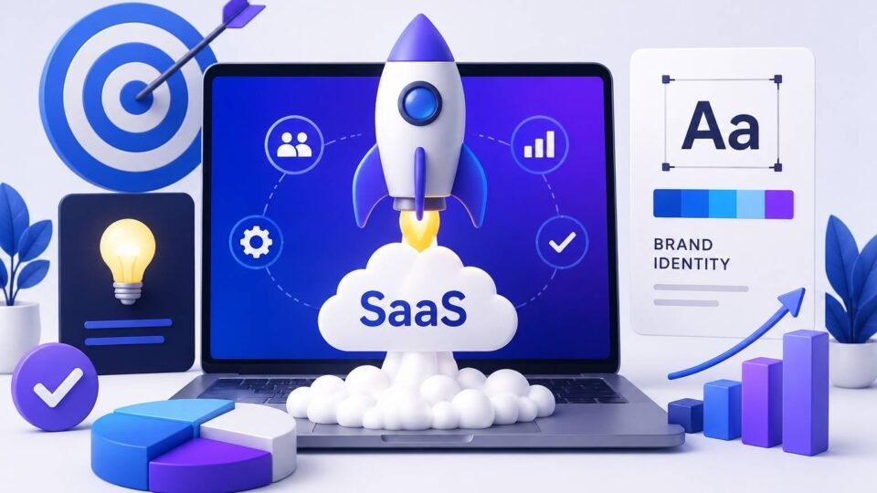 Best SaaS branding agency helping growth-focused software companies build strong brand identity
