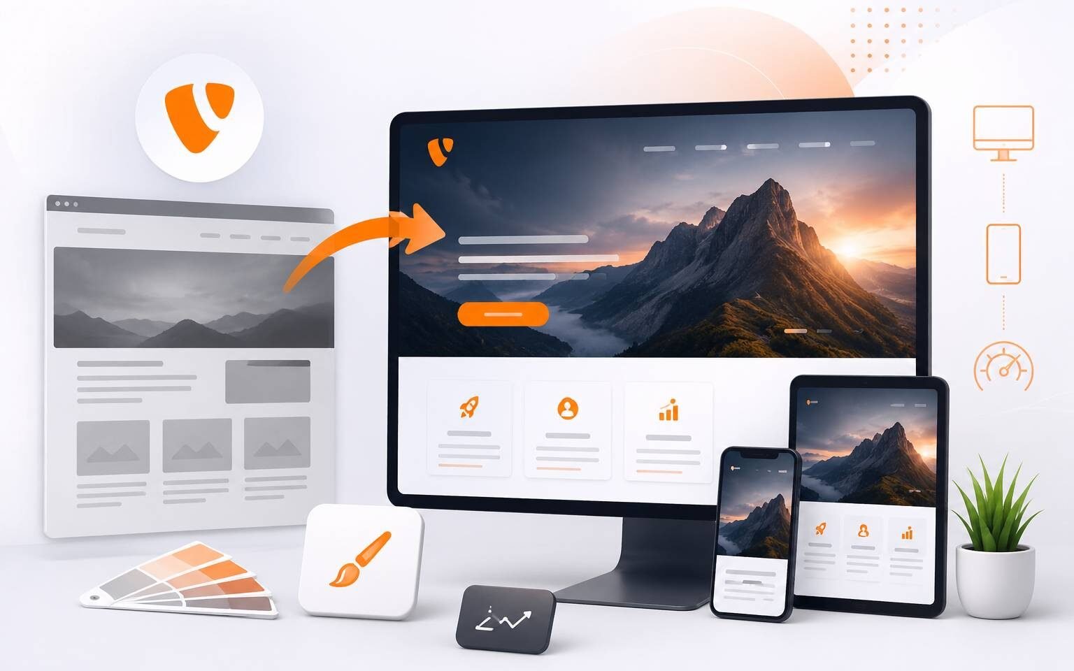 TYPO3 website redesign