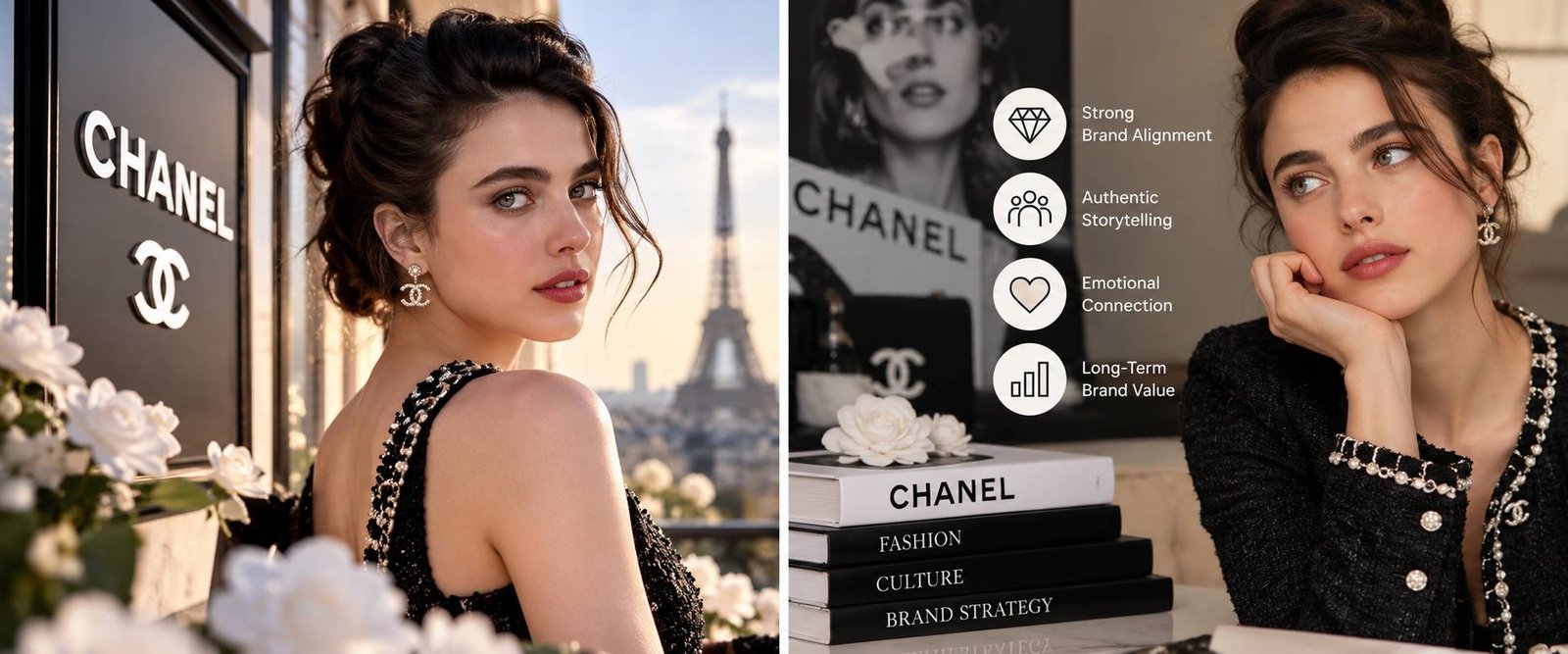 Margaret Qualley & Chanel