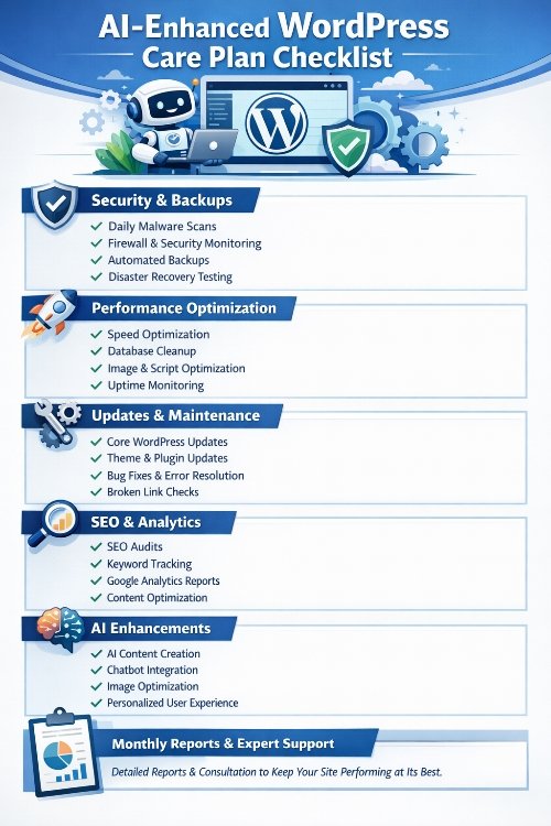 AI-Enhanced WordPress Care Plan
